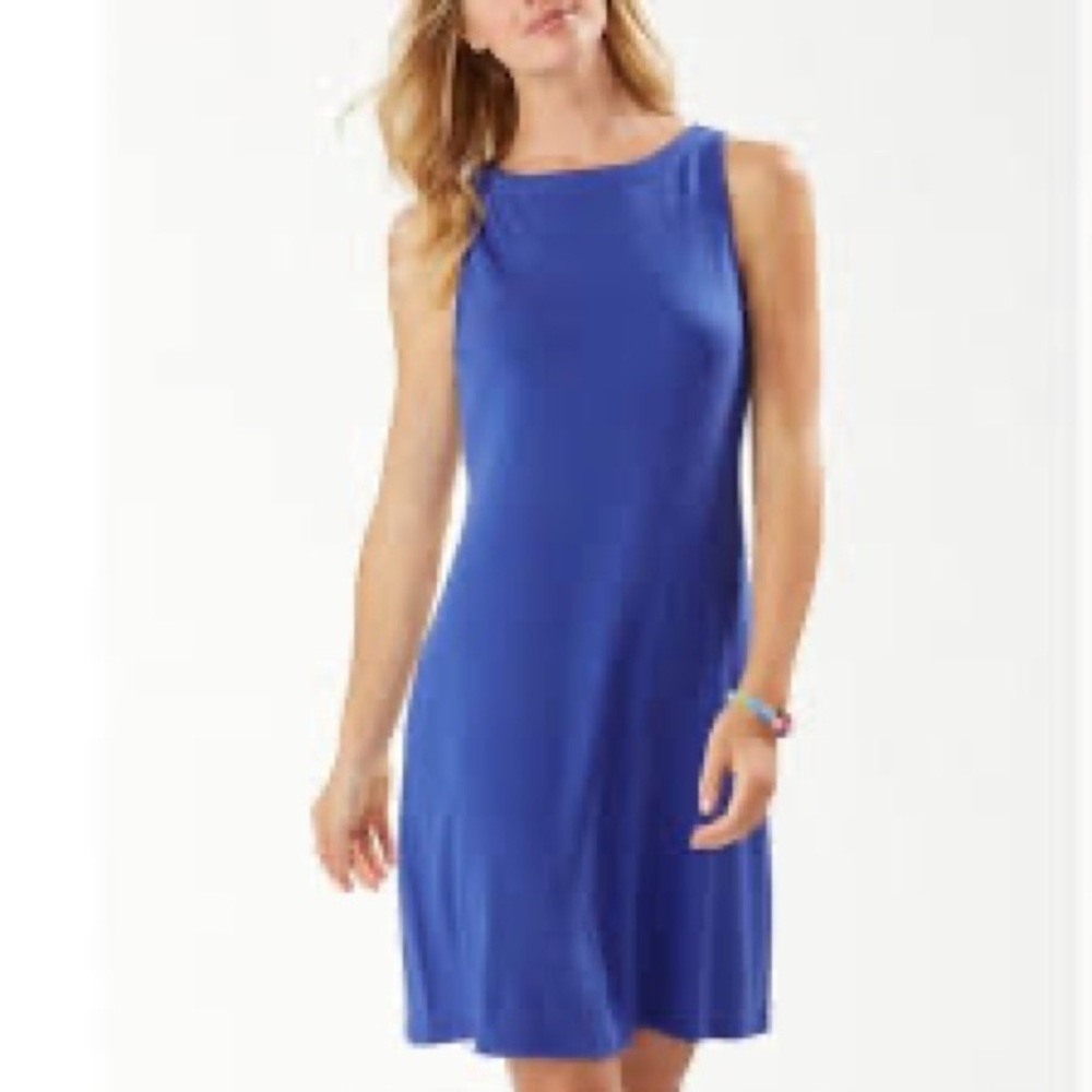 Tommy Bahama Royal Blue Sleeveless Shift Dress